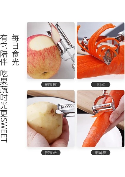 Stil 4 Paslanmaz Çelik Soyucu Yaratıcı Yeni Kullanışlı Soyucu Planya Mutfak Aletleri Mutfak Sebze ve Meyve Kazıma (Yurt Dışından) modelleri