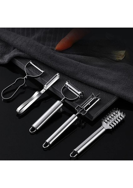 Stil 4 Paslanmaz Çelik Soyucu Yaratıcı Yeni Kullanışlı Soyucu Planya Mutfak Aletleri Mutfak Sebze ve Meyve Kazıma (Yurt Dışından) indirimleri