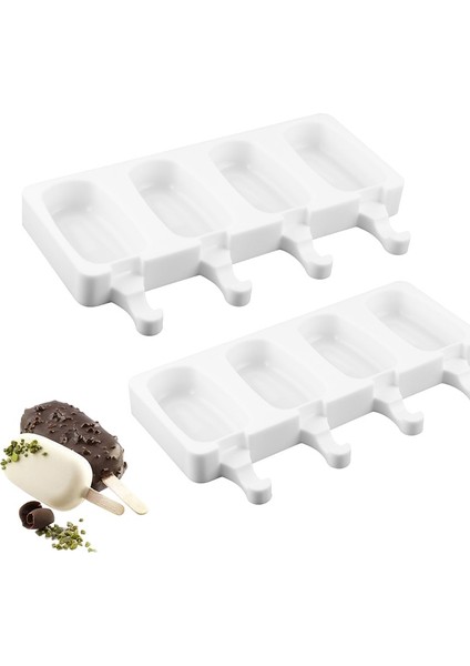 215X125MMKÜÇÜK Sılıkolove Gıda Sınıfı Dondurma Kalıp Silikon Popsicle Kalıpları Dıy Ev Yapımı Tatlı Dondurucu Meyve Suyu Buz Pop Formları (Yurt Dışından) fırsatları