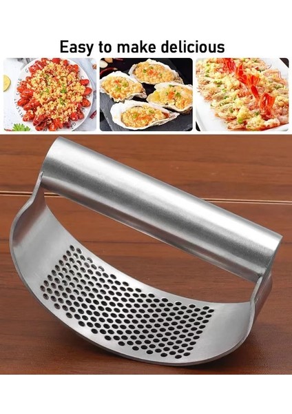 Çok Fonksiyonlu Sarımsak Zencefil Basın El Taşlama Dilimleme Paslanmaz Çelik O-Şekilli Mutfak Haddeleme Kırıcı 1 Adet Sebze Aracı (Yurt Dışından) fırsatları