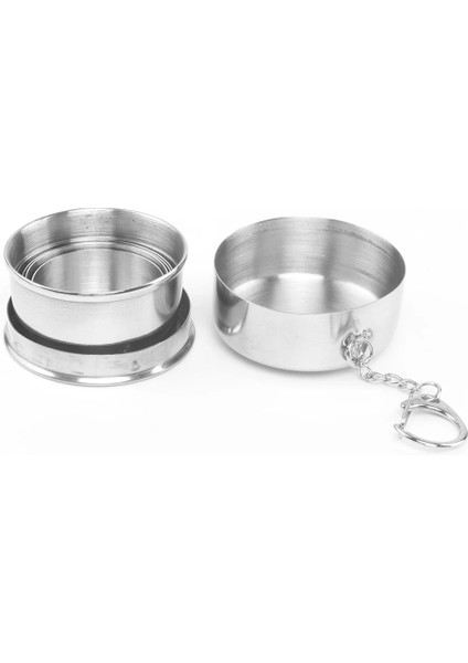 2 Adet 250 ml 75 ml Paslanmaz Çelik Katlanır Bardak Paslanmaz Çelik Katlanır Geri Çekilebilir Bardak Katlanır Bardak Blackjack Fincan Çay Fincanları Teaware Katlanır Cam (Yurt Dışından)
