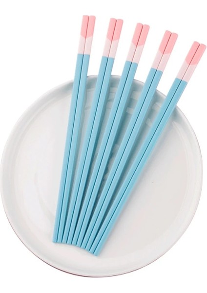 1 Çift-Pembe-02 1 Çift Fiberglas Yemek Çubukları Pembe Yeşil Mavi Yeniden Kullanılabilir Japon Yemek Çubukları Yüksek Sıcaklığa Dayanıklı Kaymaz Suşi Çubuğu (Yurt Dışından) indirimleri