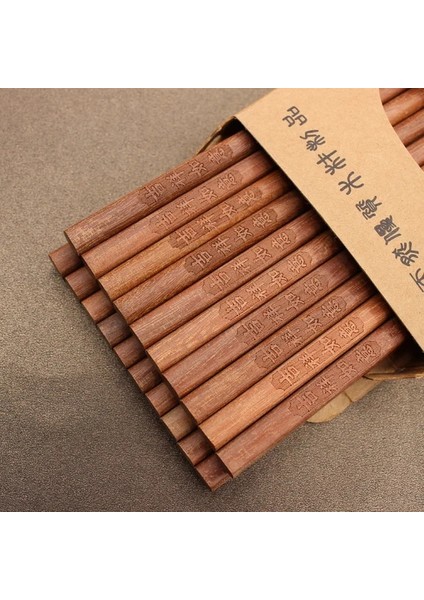 10PAIR-B-C 5/10PAIRS Doğal Kestane Ahşap Çubuklarını Seti Japon Tarzı Suşi El Yapımı Ahşap Çubuk Değeri Hediye Hashi Chopstick Suşi (Yurt Dışından)