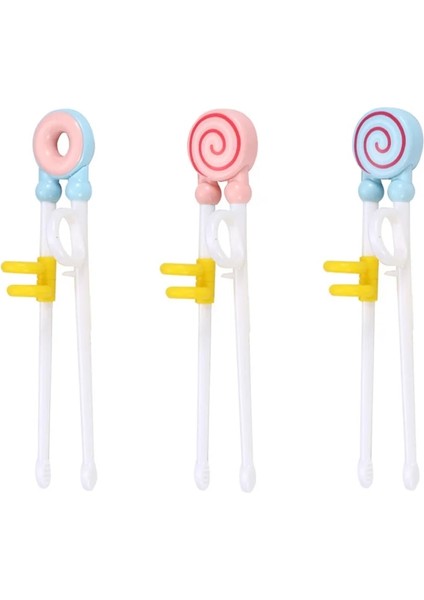 Pembe Kedi 1 Çift Öğrenme Çubuklarını Eğitim Düzeltme Sevimli Kedi Bebek Çocuk Çocuk Çin Çubuklarını Öğrenci Plastik Mutfak Sofra (Yurt Dışından)