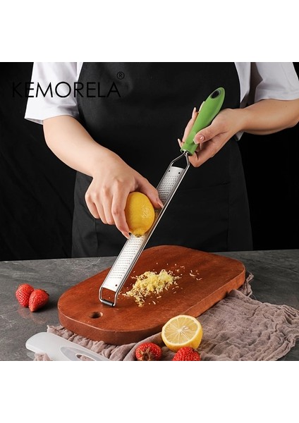 Sarı 1 Adet Paslanmaz Çelik Çok Amaçlı Limon Rende Pişirme Aracı Peynir Rende Silecek Mutfak Gadget (Yurt Dışından)