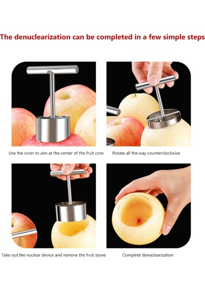 Çekirdek Sökücü S Çam Çekirdek Sökücü Paslanmaz Çelik Meyve Elma Çekirdeği Karot Kesici Armut Karot Aracı Meyve Çekirdeği Pitter Sökücü Mutfak Aksesuarları (Yurt Dışından) modelleri