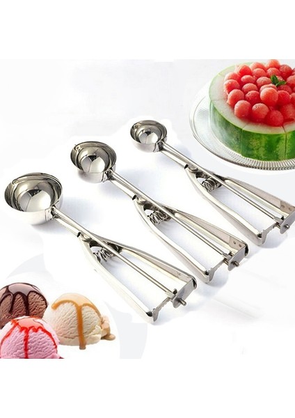 S Dondurma Kaşığı 4/5/6cm Dondurma Araçları Meyve Karpuz Topu Kepçe Mutfak Aksesuarları Dondurma Kaşığı (Yurt Dışından) modelleri