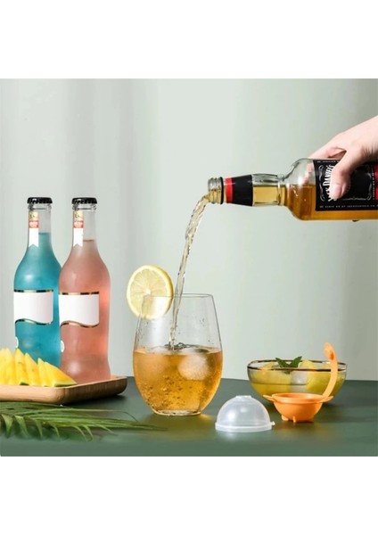 Şeffaf 1 Adet 5 cm Yuvarlak Top Buz Topu Kalıp Dıy Dondurma Buz Topu Makinesi Plastik Buz Kalıp Viski Kokteyl Parti Bar Mutfak Aksesuarları (Yurt Dışından)