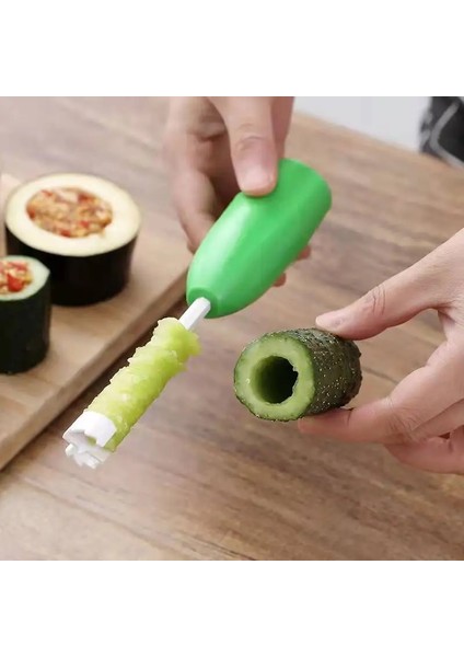 Blister Paket 4 Adet/takım Kabak ve Patlıcan Tart Sebze Spiral Kesici Kazma Cihazı Doldurulmuş Sebze Meyve Tart Araçları Spiralizer (Yurt Dışından) modelleri