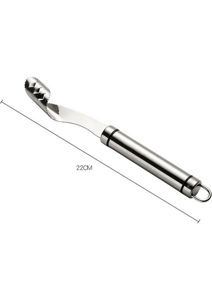 Taşınabilir Biber Tartı Paslanmaz Çelik Deseeder Kabak Salatalık Biber Çekirdek Sökücü Tırtıklı Kenarlı Özel Gadget Mutfak (Yurt Dışından)