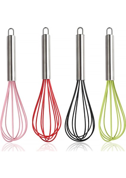 C Manuel Yumurta Çırpıcı Paslanmaz Çelik Silikon Balon Çırpma Krem Mikser Karıştırma Karıştırma Çırpma Balon Bobin Tarzı Yumurta Araçları (Yurt Dışından) indirimleri