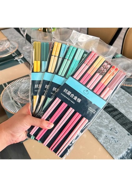 C Yeni Hediye Mutfak Aletleri Sofra Yeniden Kullanılabilir Yemek Çubukları Yemek Çubukları Kaymaz Yemek Çubukları (Yurt Dışından) fırsatları