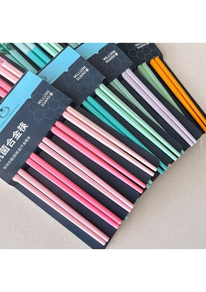 C Yeni Hediye Mutfak Aletleri Sofra Yeniden Kullanılabilir Yemek Çubukları Yemek Çubukları Kaymaz Yemek Çubukları (Yurt Dışından) indirimleri