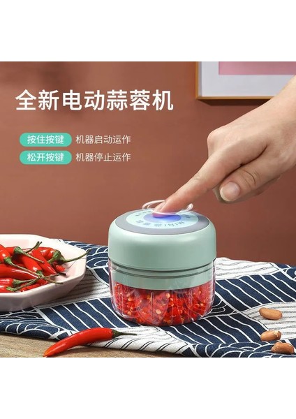 100 ml Beyaz Sarımsak Kırıcı Elektrikli Gıda Parçalayıcı Kıyma Makinesi Mini Sarımsak Presi Sebze Ezici Makinesi USB Mutfak Aletleri (Yurt Dışından) fiyatları