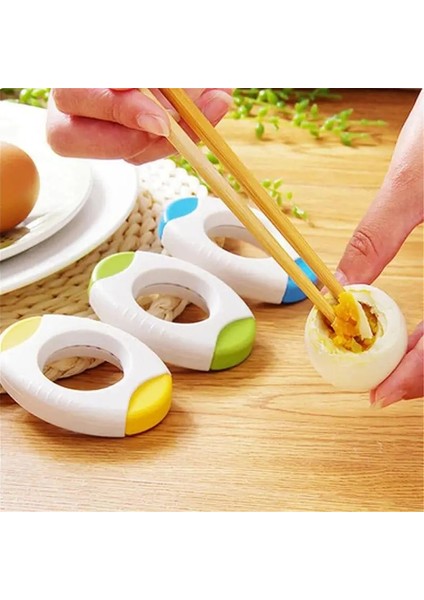 Sarı Yumurta Kabuğu Makas Kraker Açıcı Haşlanmış Yumurta Kesici Topper Aracı Ham Yumuşak Sert Haşlanmış Yumurta Tokmağı Mutfak Yumurta Aracı Aksesuarları (Yurt Dışından)