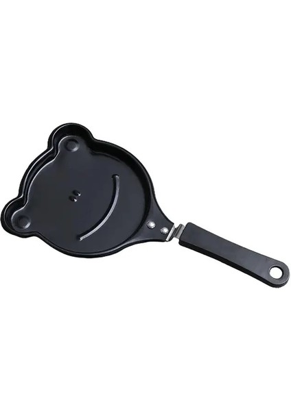 Kurbağa Dayanıklı Paslanmaz Çelik Yumurta Tavası Asılı Delik Tasarımı Pişirme Kurbağa Şekli Mini Dumansız Omlet Yumurta Kızartma Tava (Yurt Dışından)