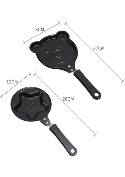 Kurbağa Dayanıklı Paslanmaz Çelik Yumurta Tavası Asılı Delik Tasarımı Pişirme Kurbağa Şekli Mini Dumansız Omlet Yumurta Kızartma Tava (Yurt Dışından) fırsatları