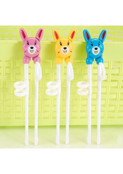 Sarı Öğrenme Eğitim Çubuklarını Plastik Acemi Çubuklarını Çocuk Eğitim Yardımcısı Taşınabilir Çocuk Yemek Takımı (Yurt Dışından) modelleri