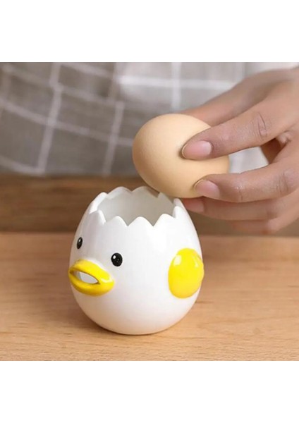 Sarı Güzel Karikatür Tavuk Seramik Yumurta Beyaz Ayırıcı Sarısı Bölücüler Mutfak Aracı (Yurt Dışından) fırsatları