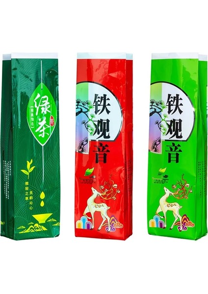 Jin Jun Mei 250G 250G Çin Tieguanyin Yeşil Çay Seti Vakumlu Plastik Torbalar Anxi Kravat Guan Yin Oolong Çay Geri Dönüştürülebilir Sıkıştırma Yok Ambalaj Çantası (Yurt Dışından)