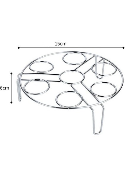 Buğulanmış Yumurta Rafı Yaratıcı Mutfak Aletleri Paslanmaz Çelik Metal Kabuk Açıcı Çırpma Buğulanmış Yumurta Rafı Sevimli Yumurtalık Ayırıcı Açık Mutfak Aksesuarları (Yurt Dışından)