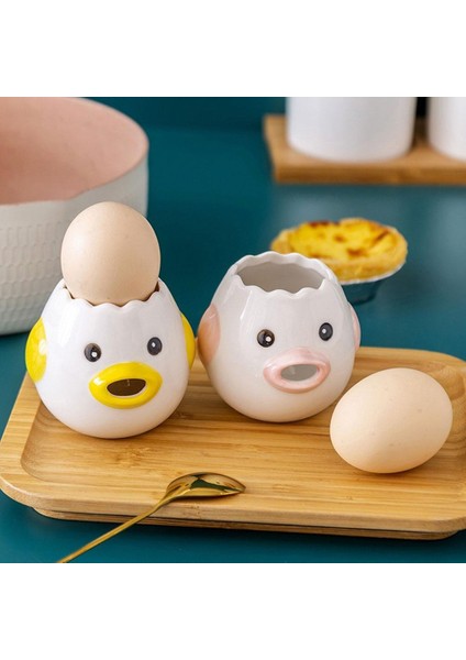 Stil 2 Sevimli Yumurta Beyaz Ayırıcı Sevimli Tavuk Seramik Yumurta Sarısı Protein Ayırıcı Yumurta Filtresi Mutfak Aletleri Pişirme Aksesuarları Yumurta Tutucu (Yurt Dışından) modelleri