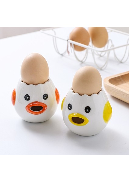 Yeşil Yumurta Beyaz Ayırıcı Hayvan Modelleme Yumurta Sarısı Ayırıcı Ev Mutfak Alet Seramik Karikatür Gıda Tutucu Pişirme Aksesuarı (Yurt Dışından) fırsatları