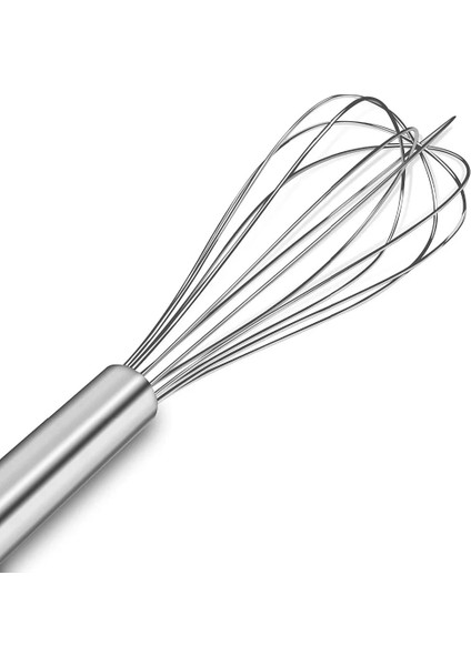 8 Inç Lmetjma 8 "10" 12" Yumurta Çırpma Paslanmaz Çelik Yumurta Çırpma Mutfak Tel Balon Çırpma Süt Yumurta Çırpıcı Yumurta Karıştırma Mikser Araçları KC0231 (Yurt Dışından)