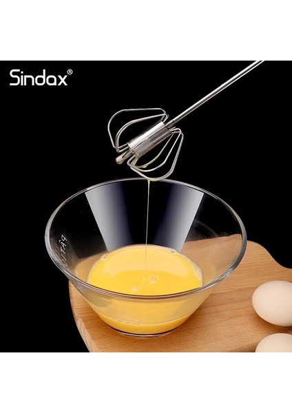 A -Büyük Sindax Yarı Otomatik Yumurta Çırpıcı El Çırpıcılar Hızlı Çırpma Yumurta Kremi Karıştırma Paslanmaz Çelik Mikser Mutfak Yumurta Çırpma Araçları (Yurt Dışından)