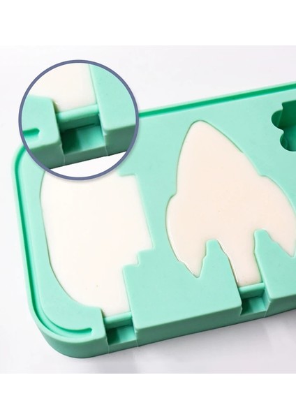 G Silikon Dondurma Kalıp Kapaklı ve Sopalarla Dıy Popsicle Kalıp Artefakt Meyve Hayvan Şekli Yüksek Kaliteli Pasta Kalıp Mutfak Aracı (Yurt Dışından) fırsatları