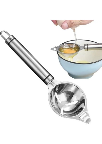 Pişirme ve Fırınlama Için Tek Boyutlu Paslanmaz Çelik Yumurta Bölücü Yumurta Sarısını ve Proteini Ayırmak Için Gadget Yumurta Beyazını Kaldırmak Için Aksesuarlar (Yurt Dışından) modelleri