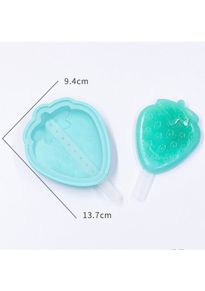 1 Adet-G Silikon Kalıp Ananas Çilek Dondurma Kalıp Kapaklı Buz Kalıbı Yeniden Kullanılabilir Çikolata Şeker Çubuğu Dıy Tatlı Aracı Gıda Sınıfı (Yurt Dışından)