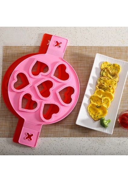 Rastgele Renk Yumurta Gözleme Halkası Yapışmaz Gözleme Yapımcısı Kalıp Silikon Yumurta Pişirici Kızarmış Yumurta Şekillendirici Omlet Kalıpları Mutfak Pişirme Aksesuarları Için (Yurt Dışından)