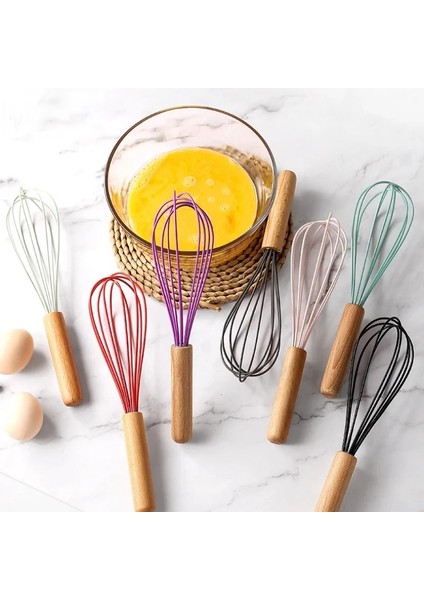 Mor Manuel Yumurta Çırpıcı Silikon Balon Çırpma Krema Mikseri Karıştırma Karıştırma Çırpma Balonu Mutfak Pişirme Gereçleri Süt Krema Tereyağı (Yurt Dışından) fiyatları