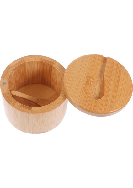 Haki Tuz Baharat Kavanozları Biber Kavanoz Bambu Çeşni Kutusu Kase Saklama Kabı Seti Ahşap Şeker Kabı Tutucu Kapak Fonksiyonu Çoklu Kaseler (Yurt Dışından) fiyatları