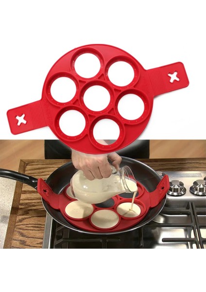 4 Gözlü Kare Yumurta Yapıcı Kalıp Yapışmaz Gözleme Yapıcı Kalıp Silikon Omlet Yumurta Halkası Kalıp Aracı Mikrodalga Fırınlar Kızartma Tavaları 4 Gözlü / 7 Gözlü (Yurt Dışından) modelleri
