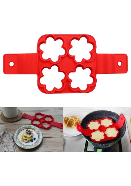 4 Gözlü Kare Yumurta Yapıcı Kalıp Yapışmaz Gözleme Yapıcı Kalıp Silikon Omlet Yumurta Halkası Kalıp Aracı Mikrodalga Fırınlar Kızartma Tavaları 4 Gözlü / 7 Gözlü (Yurt Dışından) indirimleri