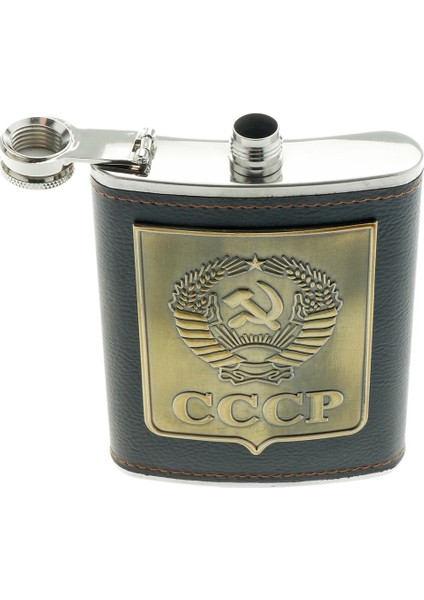 Seçenek 3 Rusya Yüksek Dereceli Paslanmaz Çelik Hip Fask Alkol Viski Likör Konteyner Viski Şişesi Taşınabilir Drinkware (Yurt Dışından) fırsatları