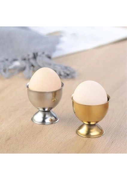 Gümüş Büyük Yumurtalık 2 Renk Yumurta Organizatör Çevre Dostu Pas Geçirmez Yumurta Bardak Standı Aksesuarları (Yurt Dışından)