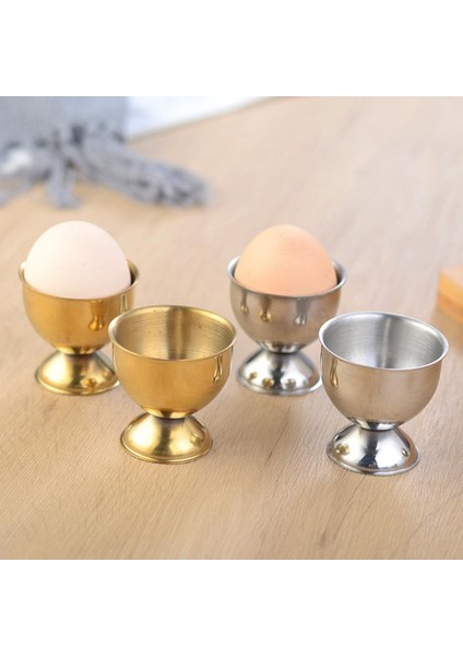 Gümüş Büyük Yumurtalık 2 Renk Yumurta Organizatör Çevre Dostu Pas Geçirmez Yumurta Bardak Standı Aksesuarları (Yurt Dışından) modelleri