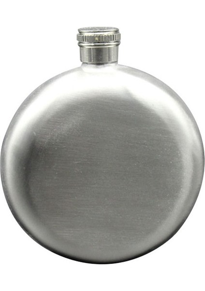 5OZ-140ML Paslanmaz Çelik Cep Şişesi Mini Yuvarlak Alkol Likör Şişesi Yüksek Kaliteli Viski Flagon Ayna Cilalı Taşınabilir Cep Şişesi 5oz (Yurt Dışından)