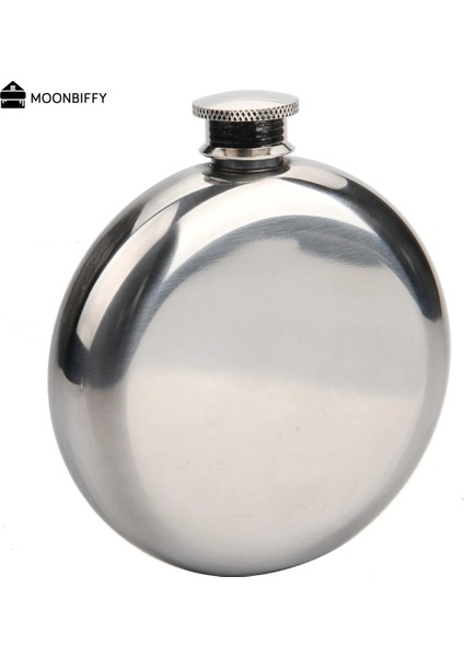 5OZ-140ML Paslanmaz Çelik Cep Şişesi Mini Yuvarlak Alkol Likör Şişesi Yüksek Kaliteli Viski Flagon Ayna Cilalı Taşınabilir Cep Şişesi 5oz (Yurt Dışından) modelleri