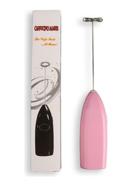 Stylec Pembe Elektrikli Çırpma USB Yüksek Güç Şarj Edilebilir Krem Mikser Mutfak Ev El Mini Paslanmaz Çelik Çırpma Pişirme Aracı (Yurt Dışından)