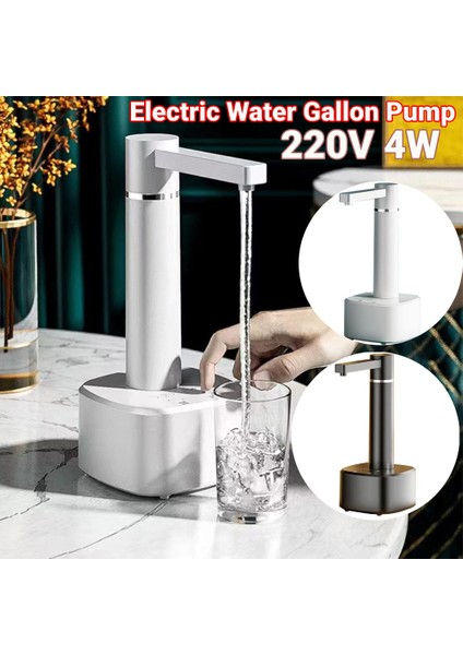 Tip 06 220V 4W Elektrikli Su Sebili Otomatik Su Şişesi Pompası Tabanlı Namlulu 3 Vitesli Ev Masası Akıllı Su Pompası USB Şarj (Yurt Dışından) fırsatları
