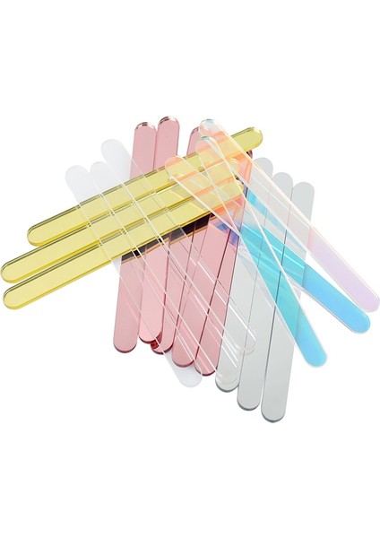 B02 20 Adet 10/20 Adet Çok Renkli Akrilik Dondurma Dondurma Çubuğu Dondurma Kaşığı Kek Araçları Düğün Için Dıy Yaz Doğum Günü Partisi Malzemeleri (Yurt Dışından) fiyatları