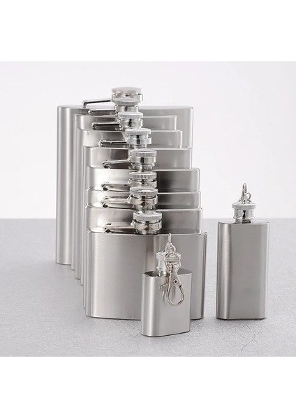 4 Oz 1-10 Oz Yüksek Kaliteli Şarap Viski Pot Şişe Hip Mataralar Tiryakisi Alkol Şişesi Taşınabilir Drinkware Paslanmaz Çelik (Yurt Dışından)
