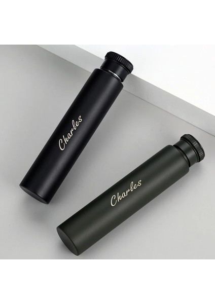Sakin Yeşil 1 Oz Yeşil Siyah Metal Paslanmaz Çelik Mini Taşınabilir Flagon Şişe 30 ml Cep Alkol Şarap Pot Hip Flask Funnl Özel (Yurt Dışından)