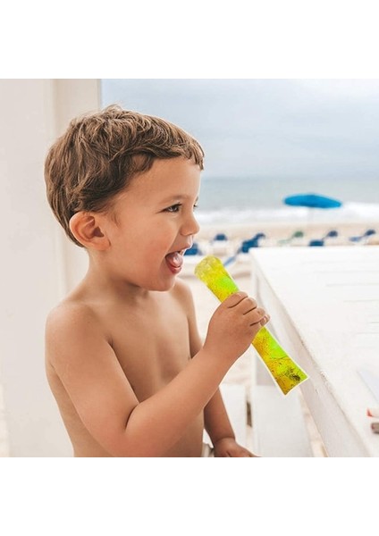 Kırmızı Tek Kullanımlık Dondurma Torbaları 120 Adet Dondurucu Tüpler, Meyve Suyu Için Huni ve Buz Kollu Buz Torbaları, Buz Şekeri Çıkarır, Meyve (Yurt Dışından) fiyatları