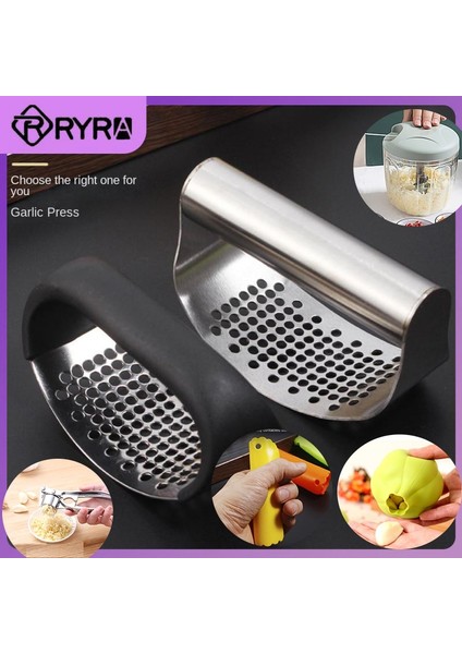 09 Çok Fonksiyonlu Paslanmaz Çelik Sarımsak Presi Taşlama Rende Ezme Aracı Baskı Kavisli Sarımsak Taşlama Dilimleme Kıyıcı Basın Gadget (Yurt Dışından) fırsatları