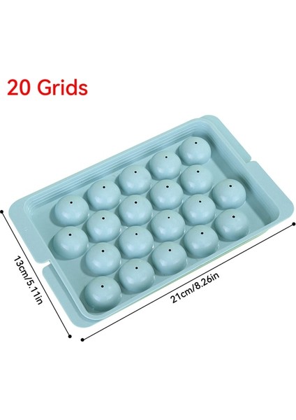 C2-L-21X13CM Soğuk Pp Krem Yapımı Kalıp Buz Viski Sınıf Aletler Mutfak Buz Kalıp Parti Küpü Buz Tepsisi Küp Buz Yuvarlak Yiyecek Içecek Kalıp Küp (Yurt Dışından)